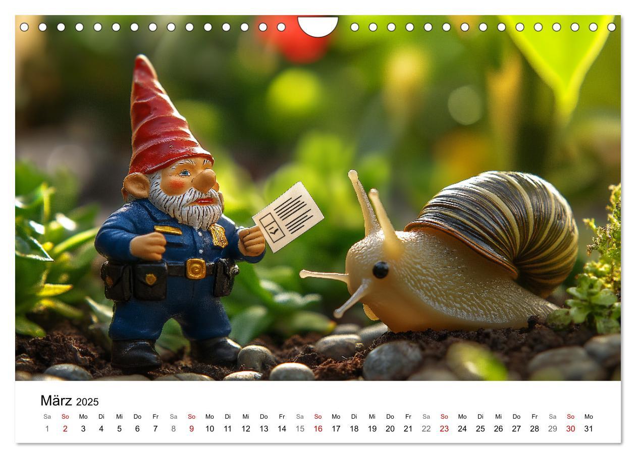 Bild: 9783457204108 | Berufe der Gartenzwerge (Wandkalender 2025 DIN A4 quer), CALVENDO...