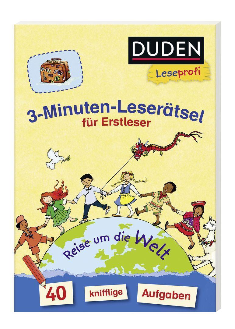 Bild: 9783737334563 | Duden Leseprofi - 3-Minuten-Leserätsel für Erstleser: Reise um die...