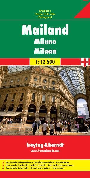 Cover: 9783707912661 | Mailand Gesamtplan 1 : 12 500 | (Land-)Karte | Deutsch | 2010