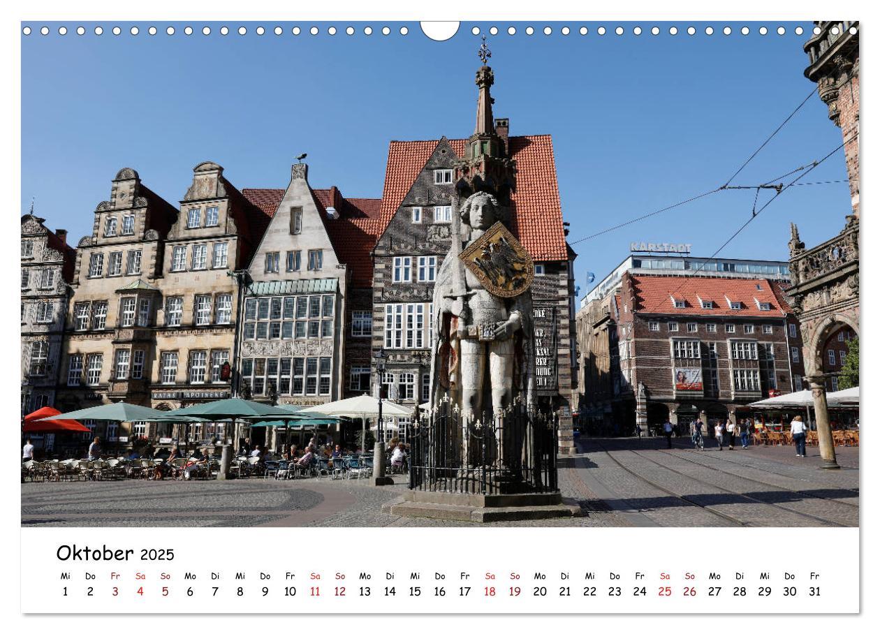 Bild: 9783435288670 | Bremen - Die Hansestadt an der Weser (Wandkalender 2025 DIN A3...