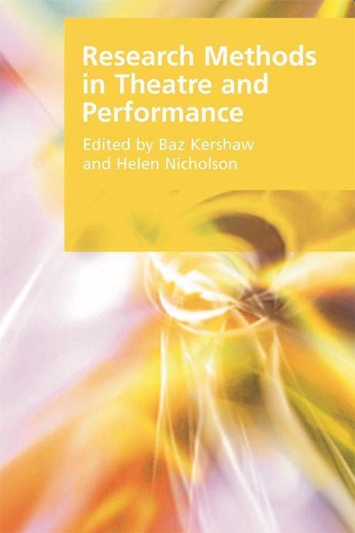 Cover: 9780748641574 | Research Methods in Theatre and Performance | Taschenbuch | Englisch