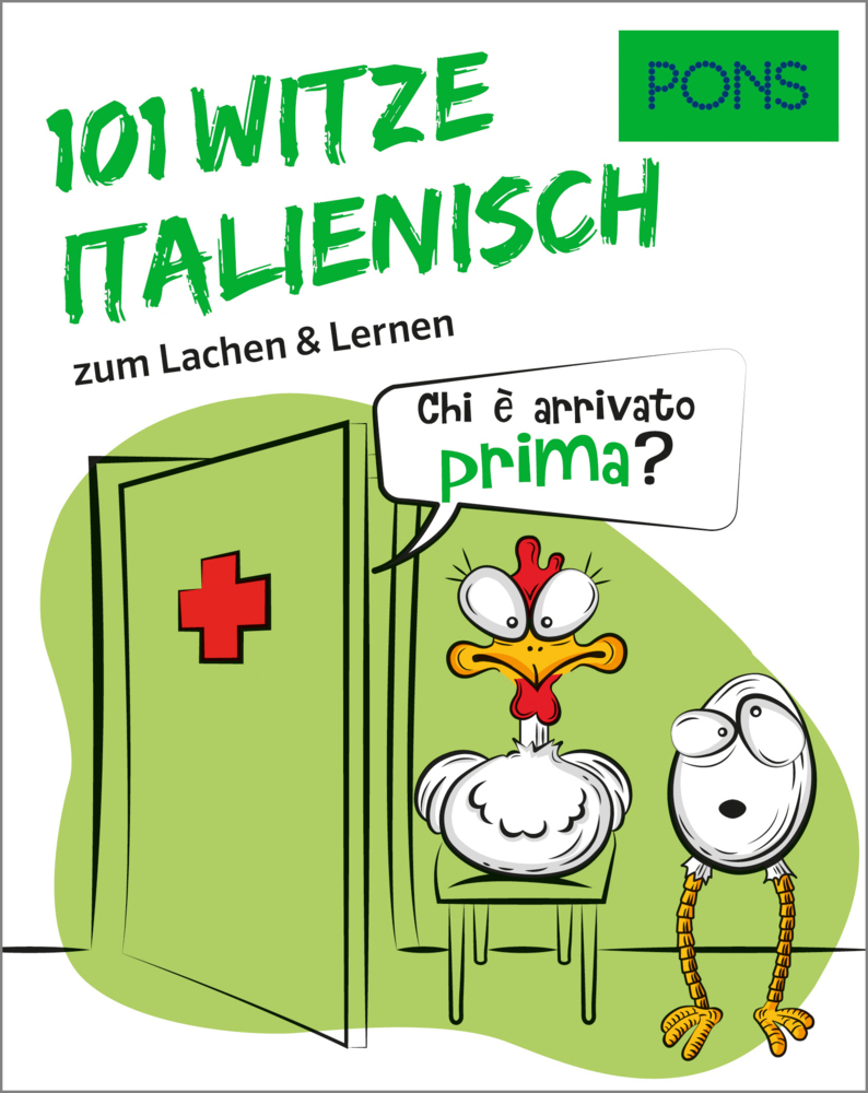 Cover: 9783125623439 | PONS 101 Witze Italienisch | zum Lachen &amp; Lernen | Taschenbuch | 2021