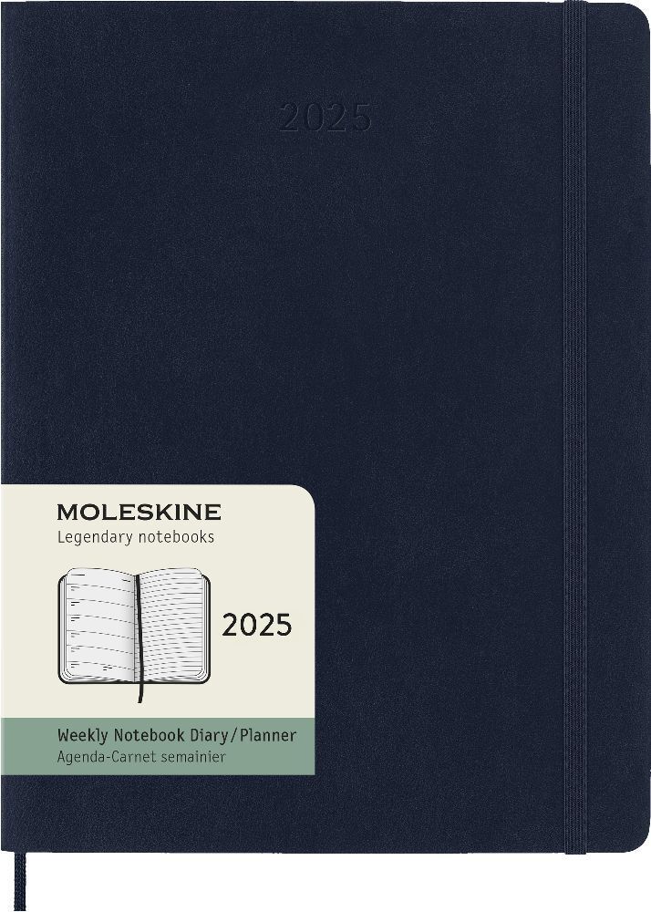 Bild: 8056999270414 | Moleskine 12 Monate Wochen Notizkalender 2025, XL | Buch | 144 S.