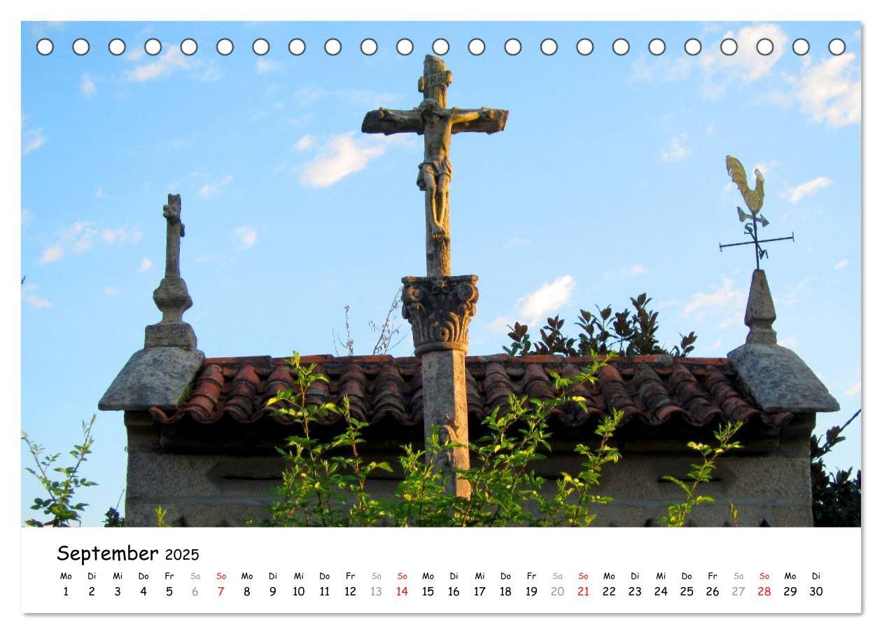 Bild: 9783435557059 | Jakobsweg - Camino Portugues (Tischkalender 2025 DIN A5 quer),...