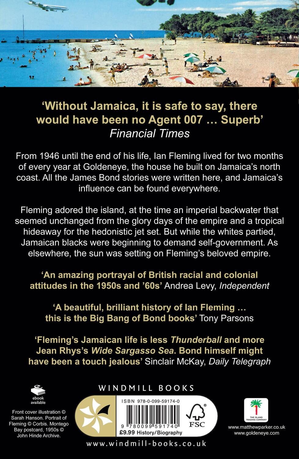 Rückseite: 9780099591740 | Goldeneye | Where Bond was Born: Ian Fleming's Jamaica | Parker | Buch