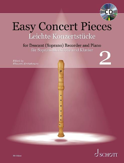 Cover: 9783795701192 | Easy Concert Pieces für Sopran-Blockflöte und Klavier, Band 2 | Buch