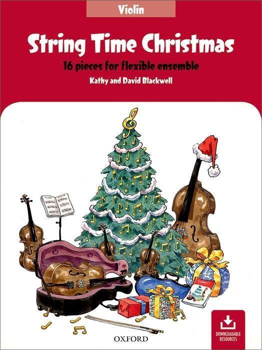 Cover: 9780193528062 | String Time Christmas | 16 pieces for flexible ensemble - Violin Book