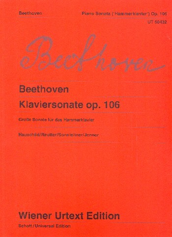 Cover: 9790500574071 | Klaviersonate B-Dur Op. 106 | Hammerklavier-Sonate | Beethoven | Buch