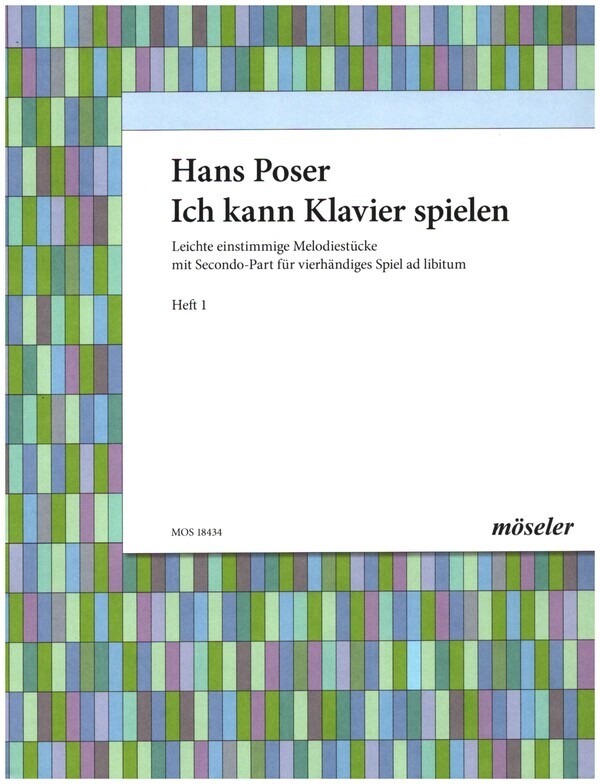 Cover: 9790203700142 | Ich Kann Klavierspielen 1 | Hans Poser | Buch | EAN 9790203700142