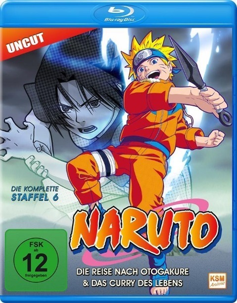 Cover: 4260394332316 | Naruto | Staffel 06 / Die Reise nach Otogakure & Das Curry des Lebens