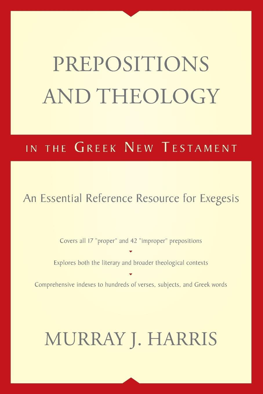 Cover: 9780310116943 | Prepositions and Theology in the Greek New Testament | Harris | Buch