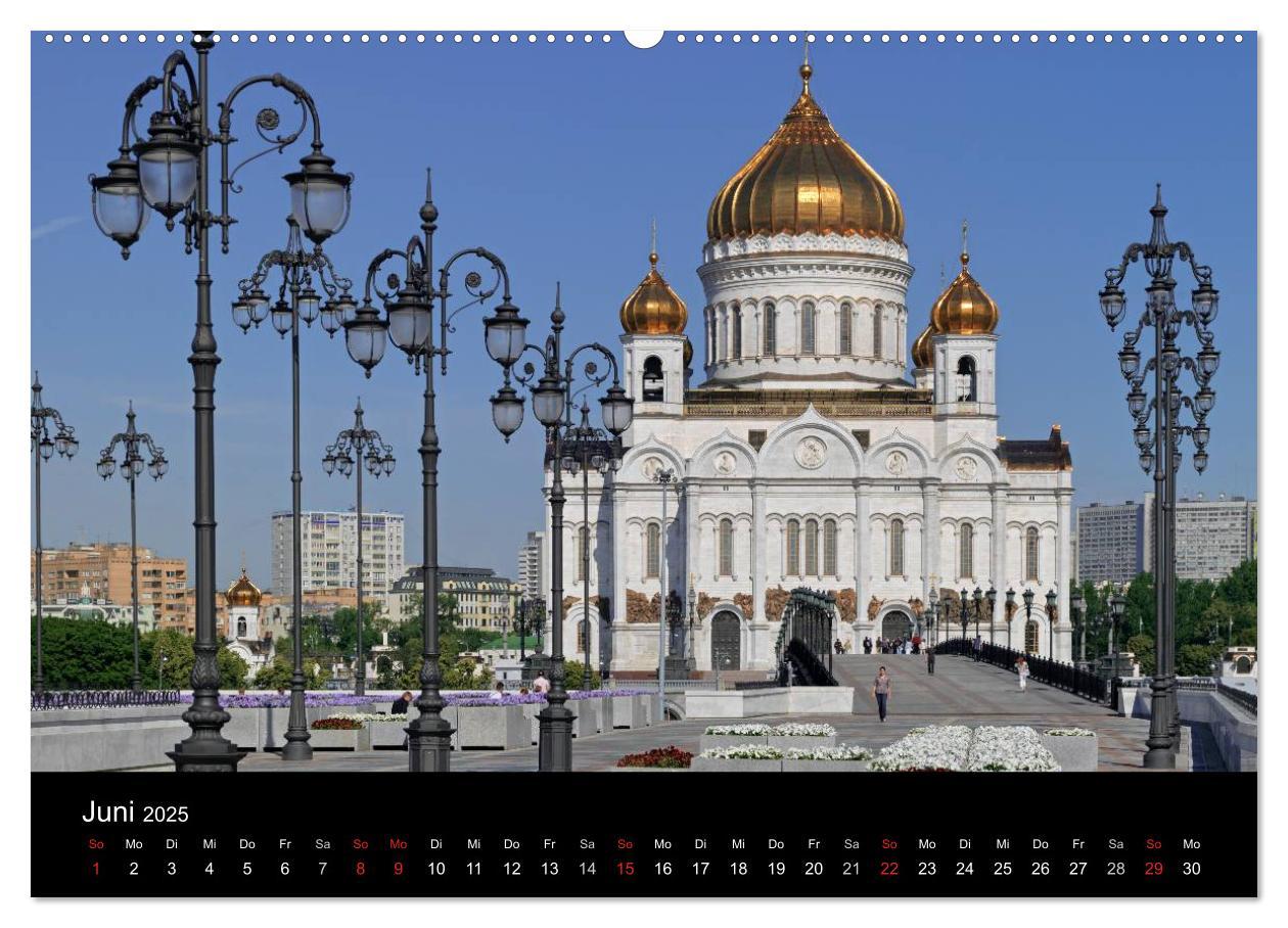 Bild: 9783435683659 | Moskau (Wandkalender 2025 DIN A2 quer), CALVENDO Monatskalender | 2025