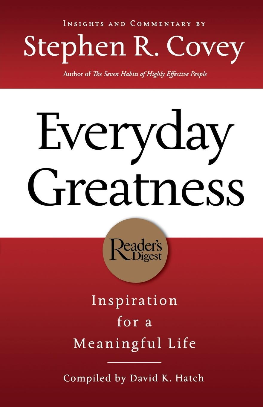 Cover: 9780785289593 | Everyday Greatness | Stephen Covey | Taschenbuch | Paperback | 2009