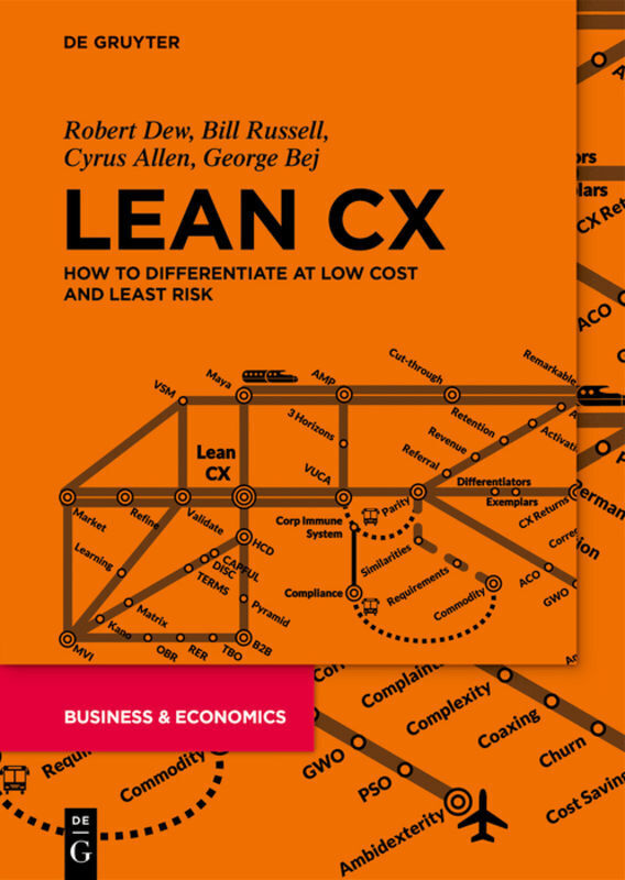 Cover: 9783110683684 | Lean CX | How to Differentiate at Low Cost and Least Risk | Buch