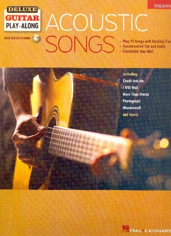 Cover: 9781540003102 | Acoustic Songs | Deluxe Guitar Play-Along 3 | Broschüre | Deutsch