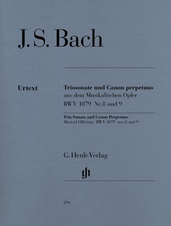 Cover: 9790201802947 | Bach, Johann Sebastian - Triosonate und Canon perpetuus aus dem...