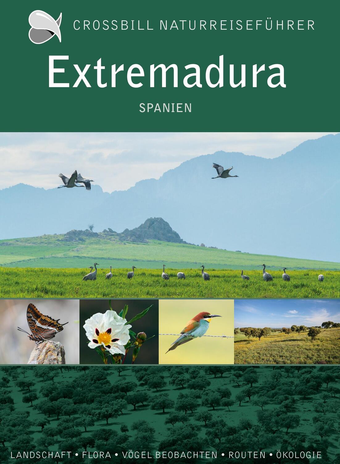 Cover: 9789491648274 | Extremadura | Naturreiseführer Spanien | Dirk Hilbers | Taschenbuch