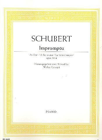 Cover: 9790001086318 | Impromptu | Franz Schubert | Buch | 8 S. | Deutsch | 1984
