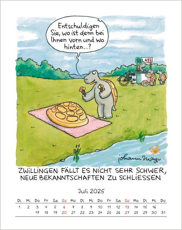 Bild: 9783731876649 | Zwillinge 2025 | Verlag Korsch | Kalender | Spiralbindung | 13 S.