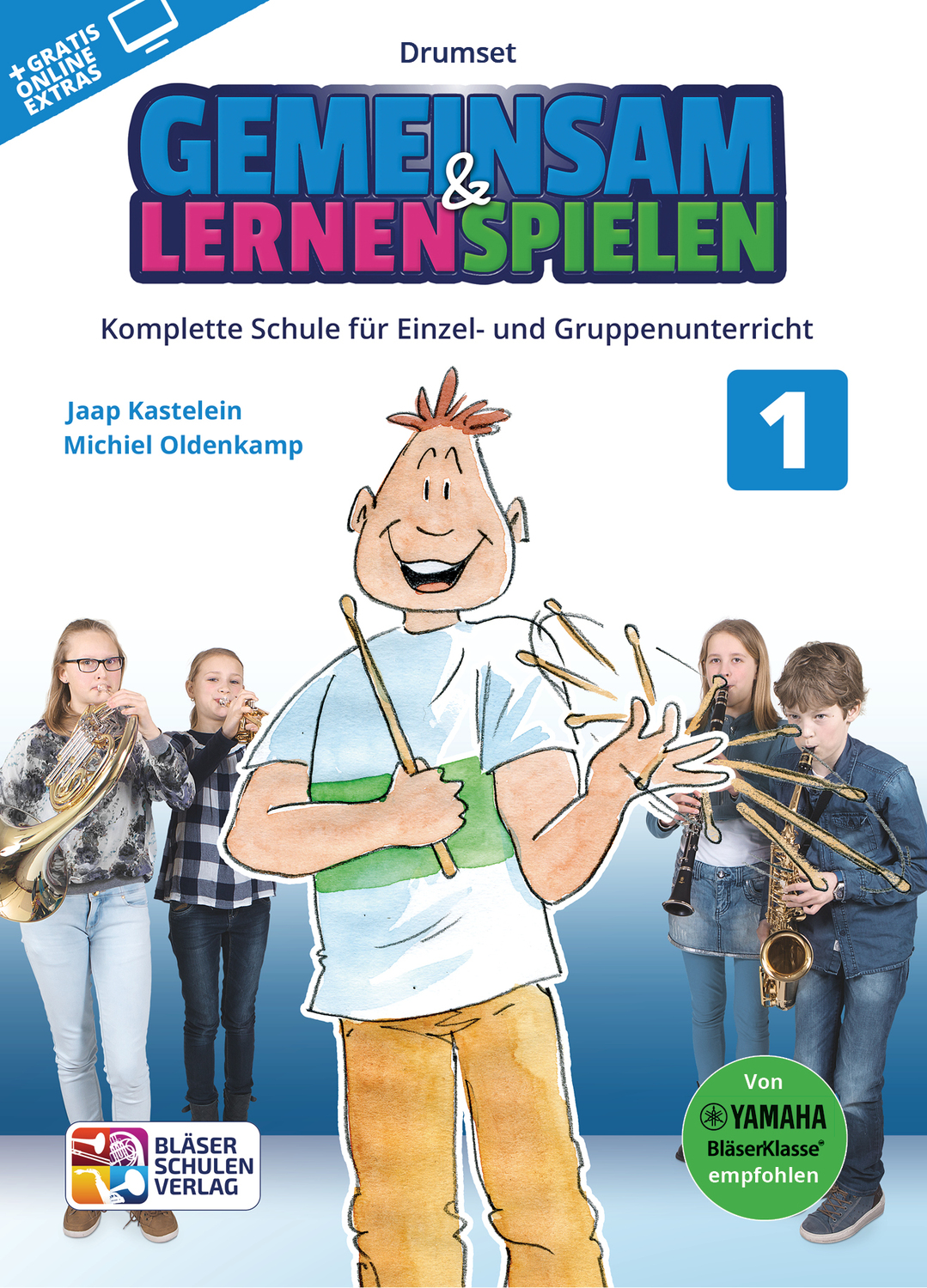 Cover: 9790700382117 | Gemeinsam Lernen &amp; Spielen 1 Drumset | Michiel Oldenkamp | 2016