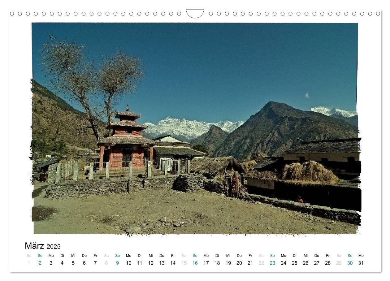 Bild: 9783435558476 | NEPAL GREAT HIMALAYA TRAIL - KULTUR ROUTE (Wandkalender 2025 DIN A3...