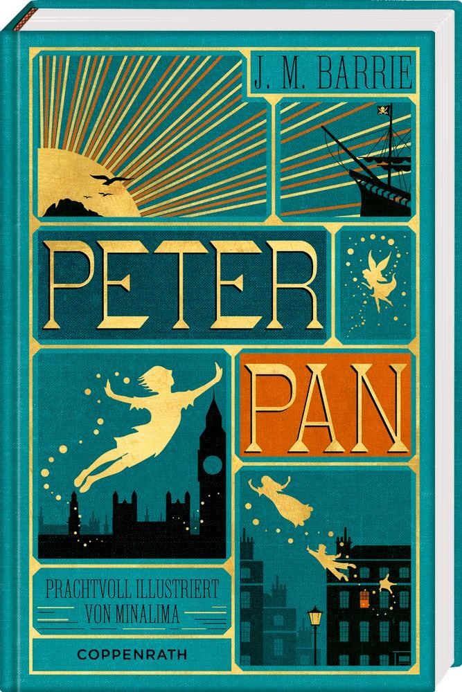 Cover: 9783649623069 | Peter Pan | James M. Barrie | Buch | Klassiker MinaLima | 256 S.