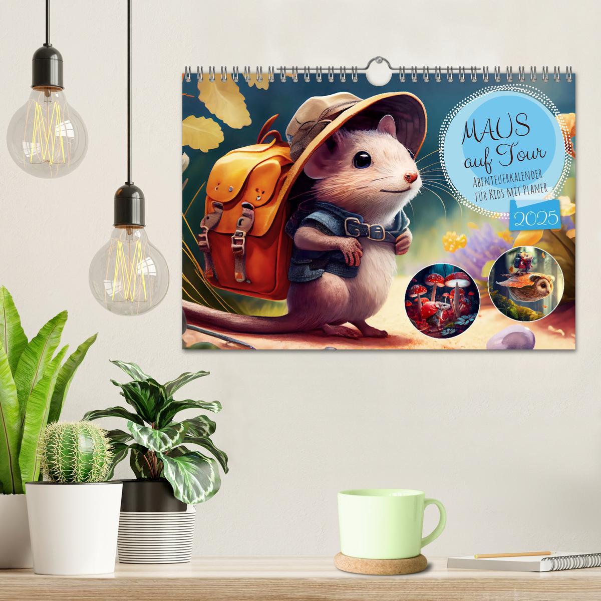 Bild: 9783383913631 | Maus auf Tour - Abenteuerkalender für Kids mit Planer (Wandkalender...