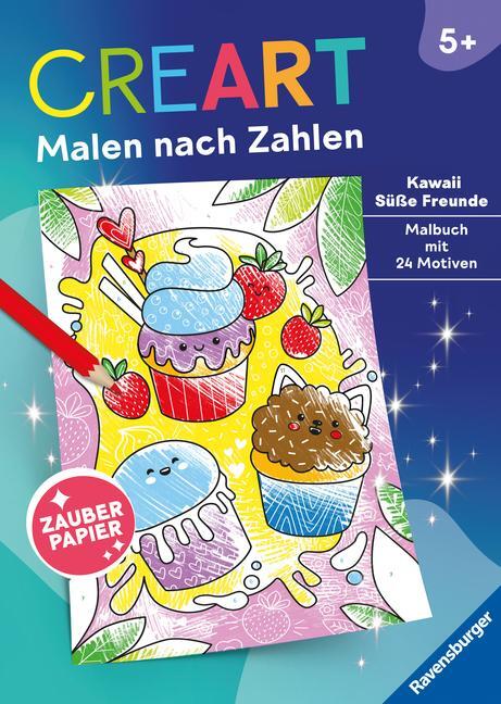 Cover: 9783473488766 | Ravensburger CreArt Malen nach Zahlen ab 5: Kawaii Süße Freunde,...