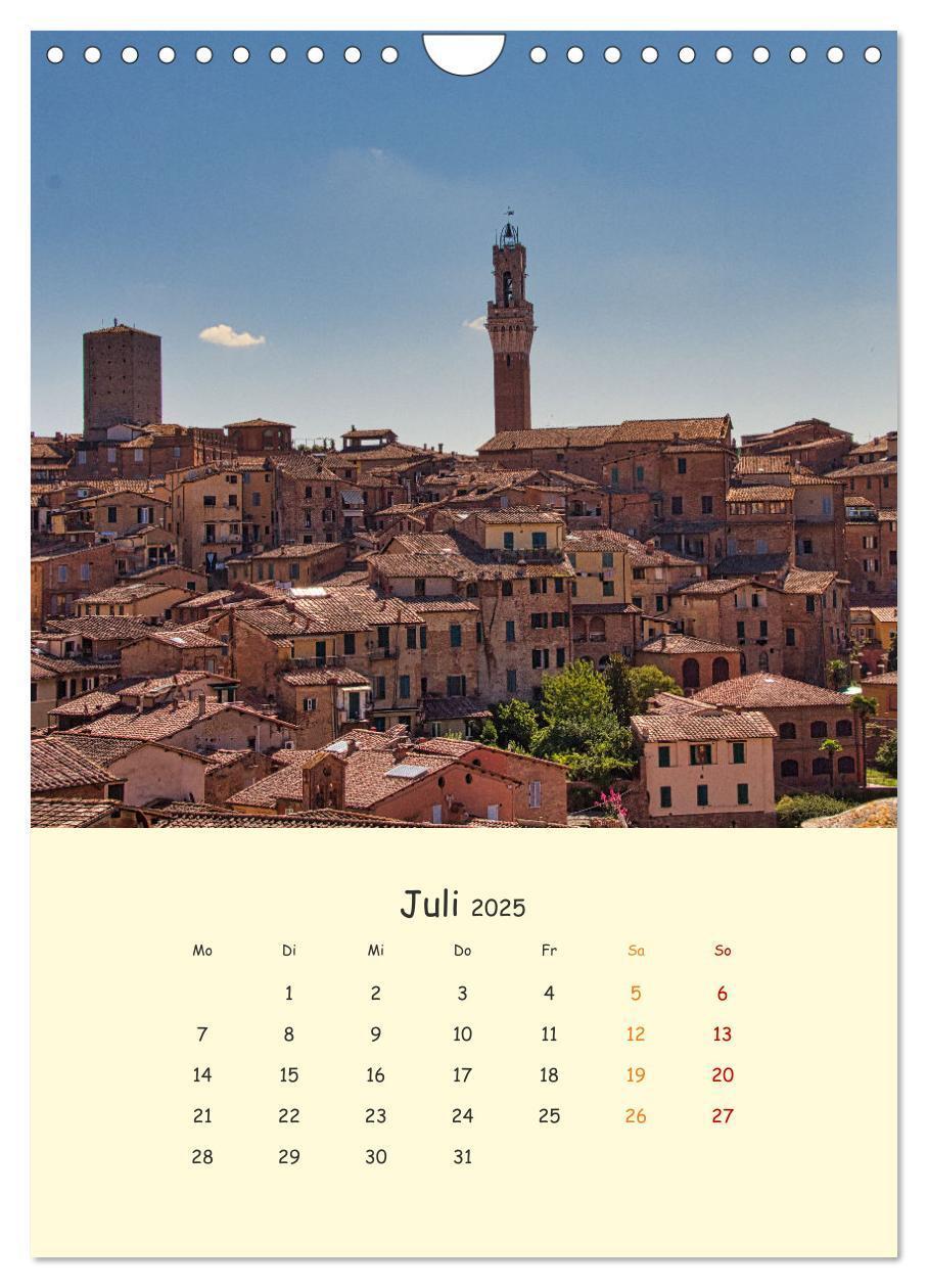 Bild: 9783435887361 | Siena - Impressionen (Wandkalender 2025 DIN A4 hoch), CALVENDO...