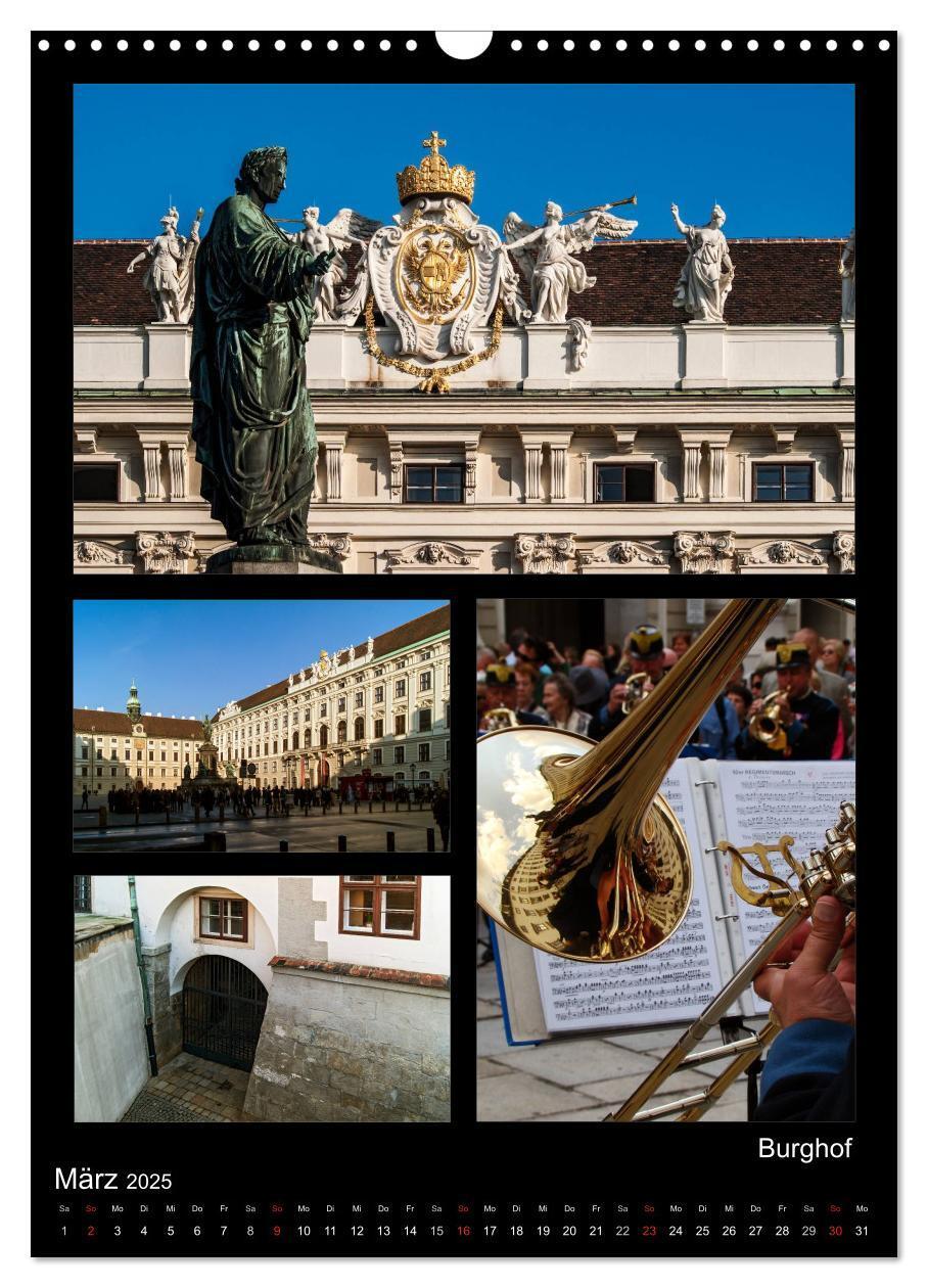 Bild: 9783457070765 | Die Hofburg zu Wien (Wandkalender 2025 DIN A3 hoch), CALVENDO...