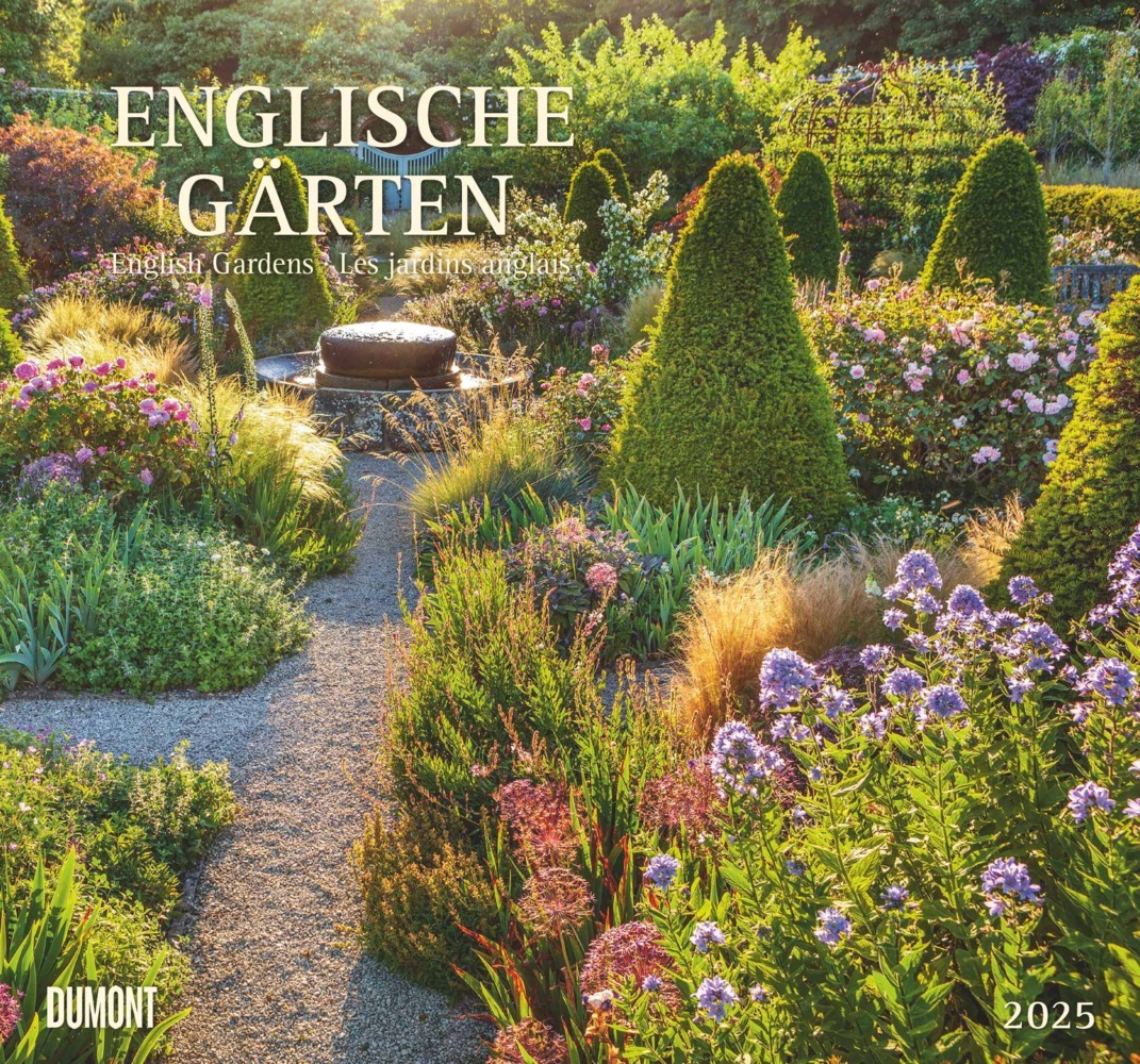 Cover: 4250809653099 | DUMONT - Englische Gärten 2025 Wandkalender, 38x35,5cm,...