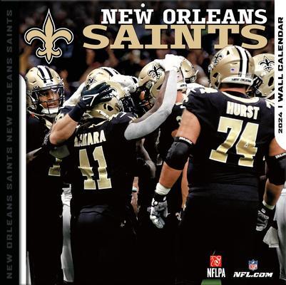 Cover: 9798350600650 | New Orleans Saints 2024 12x12 Team Wall Calendar | Turner Sports