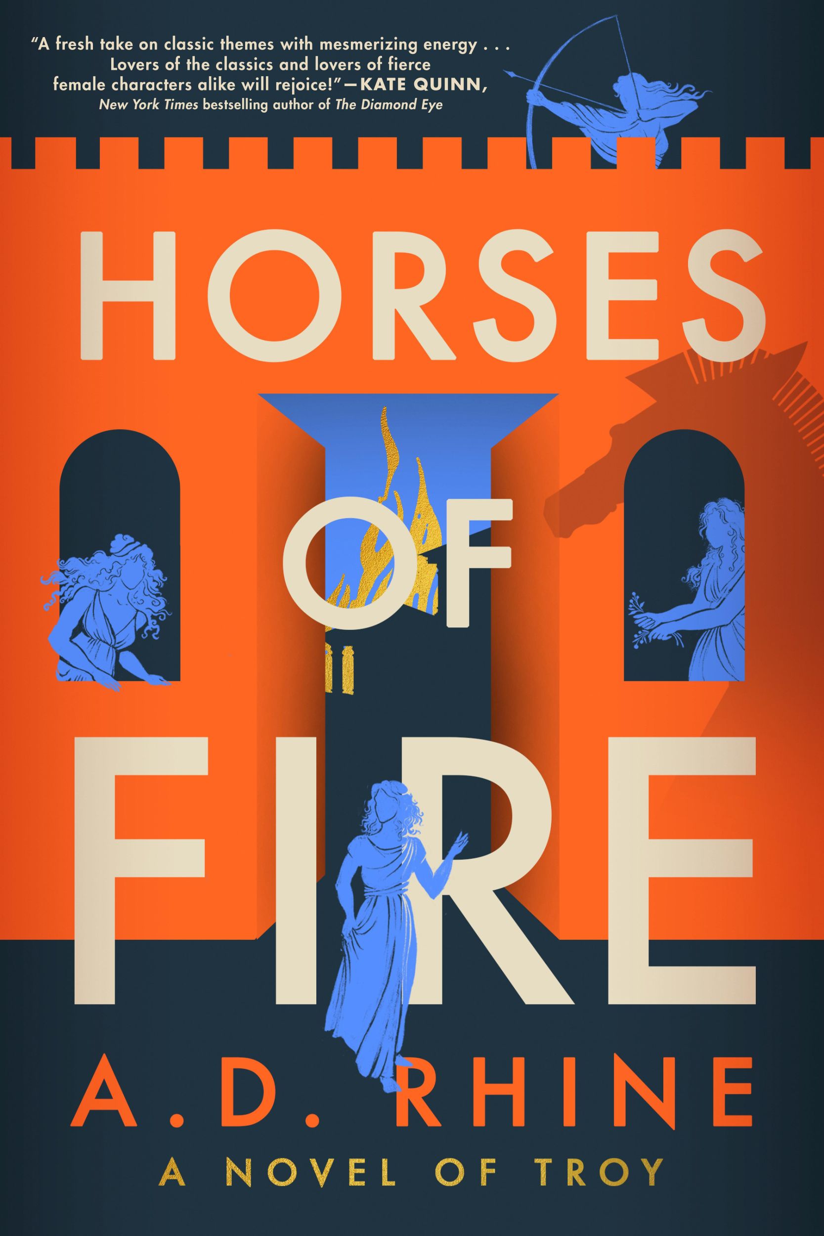 Cover: 9780593473061 | Horses of Fire | A Novel of Troy | A. D. Rhine | Taschenbuch | 2023