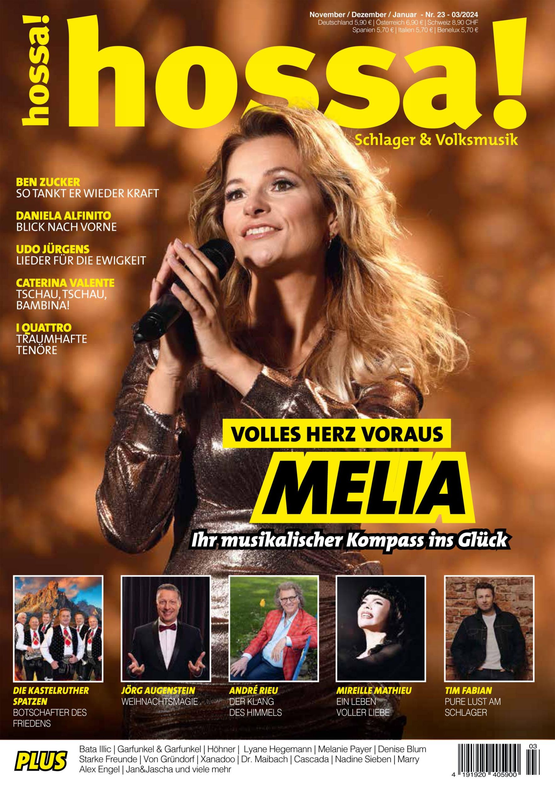 Cover: 9783959365680 | hossa! - Das Magazin für Volksmusik und Schlager! Ausgabe #23 | 2024