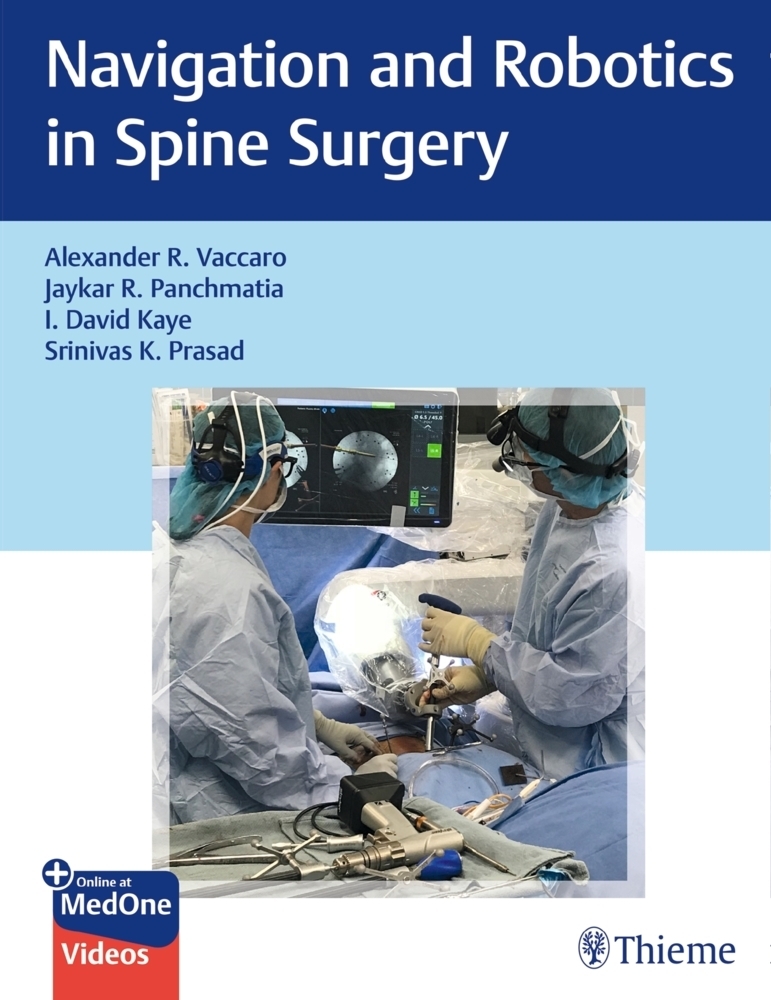 Cover: 9781684200313 | Navigation and Robotics in Spine Surgery | Mit Online-Zugang | Bundle