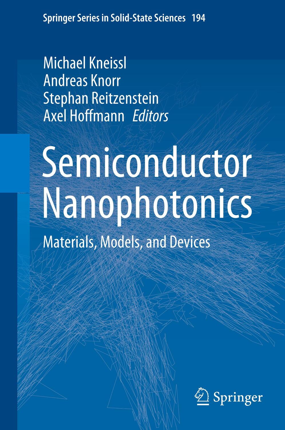 Cover: 9783030356552 | Semiconductor Nanophotonics | Materials, Models, and Devices | Buch