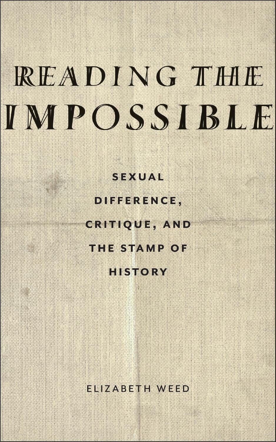 Cover: 9781531506797 | Reading the Impossible | Elizabeth Weed | Taschenbuch | Englisch