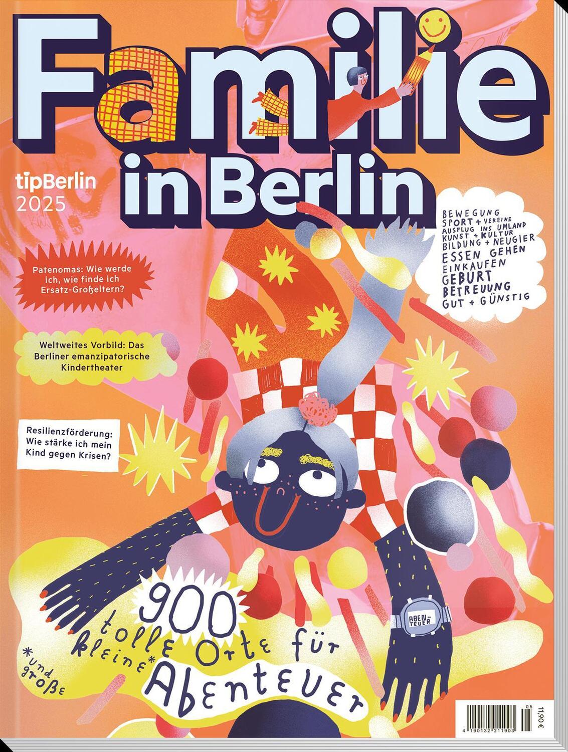 Cover: 9783946631675 | Familie in Berlin 2025 | 900 tolle Orte für kleine und große Abenteuer