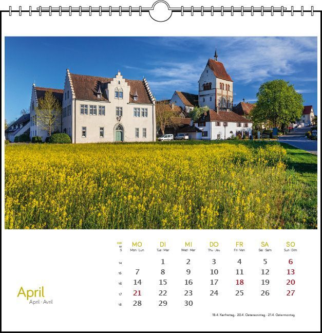 Bild: 9783861924081 | Westlicher Bodensee 2025 | Postkarten-Tischkalender | Fotografen