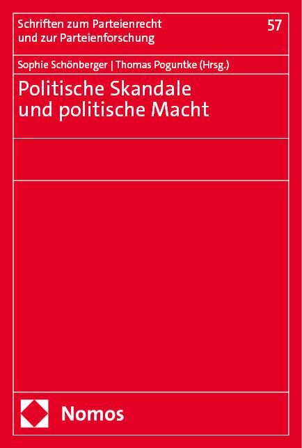 Cover: 9783756012503 | Politische Skandale und politische Macht | Sophie Schönberger (u. a.)