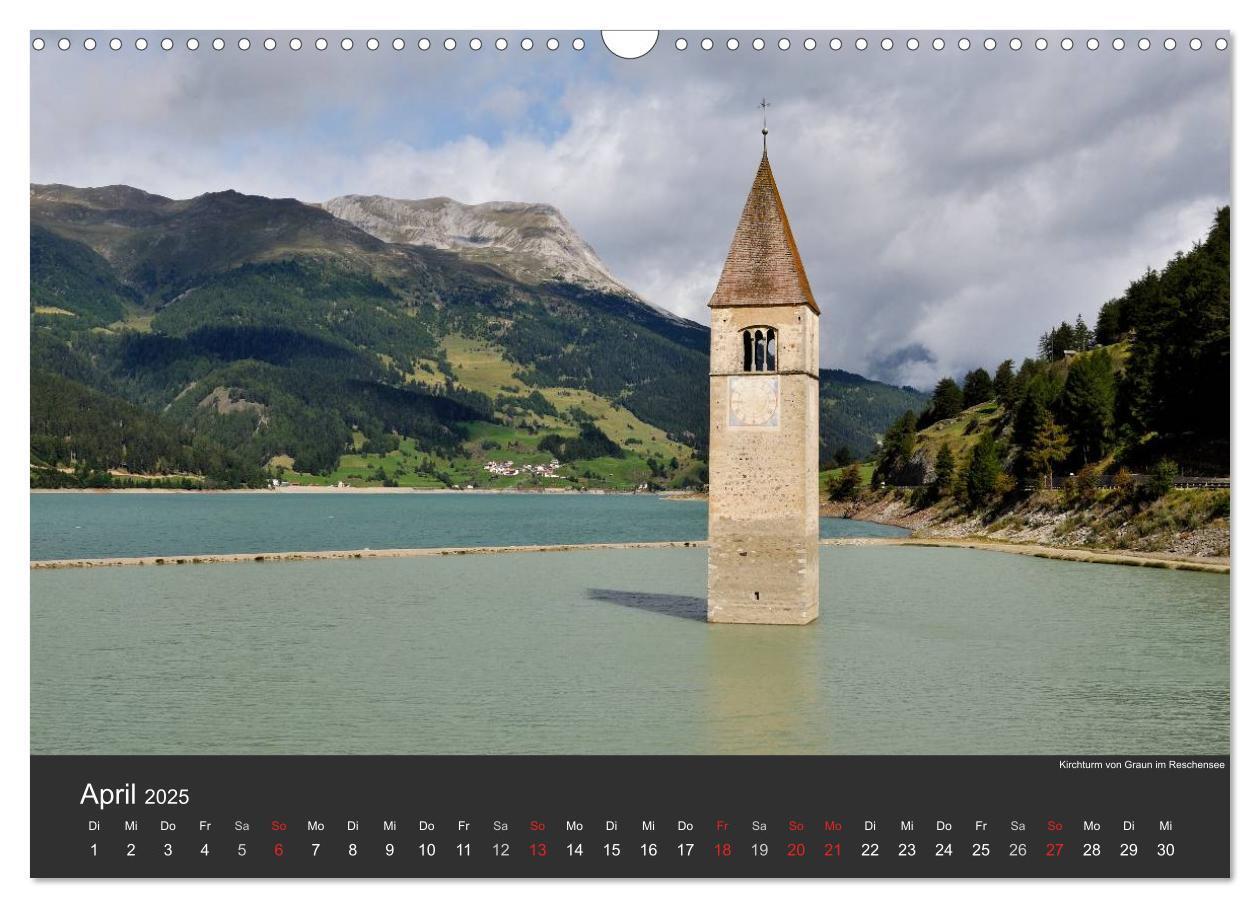 Bild: 9783435825165 | Der Vinschgau (Wandkalender 2025 DIN A3 quer), CALVENDO Monatskalender