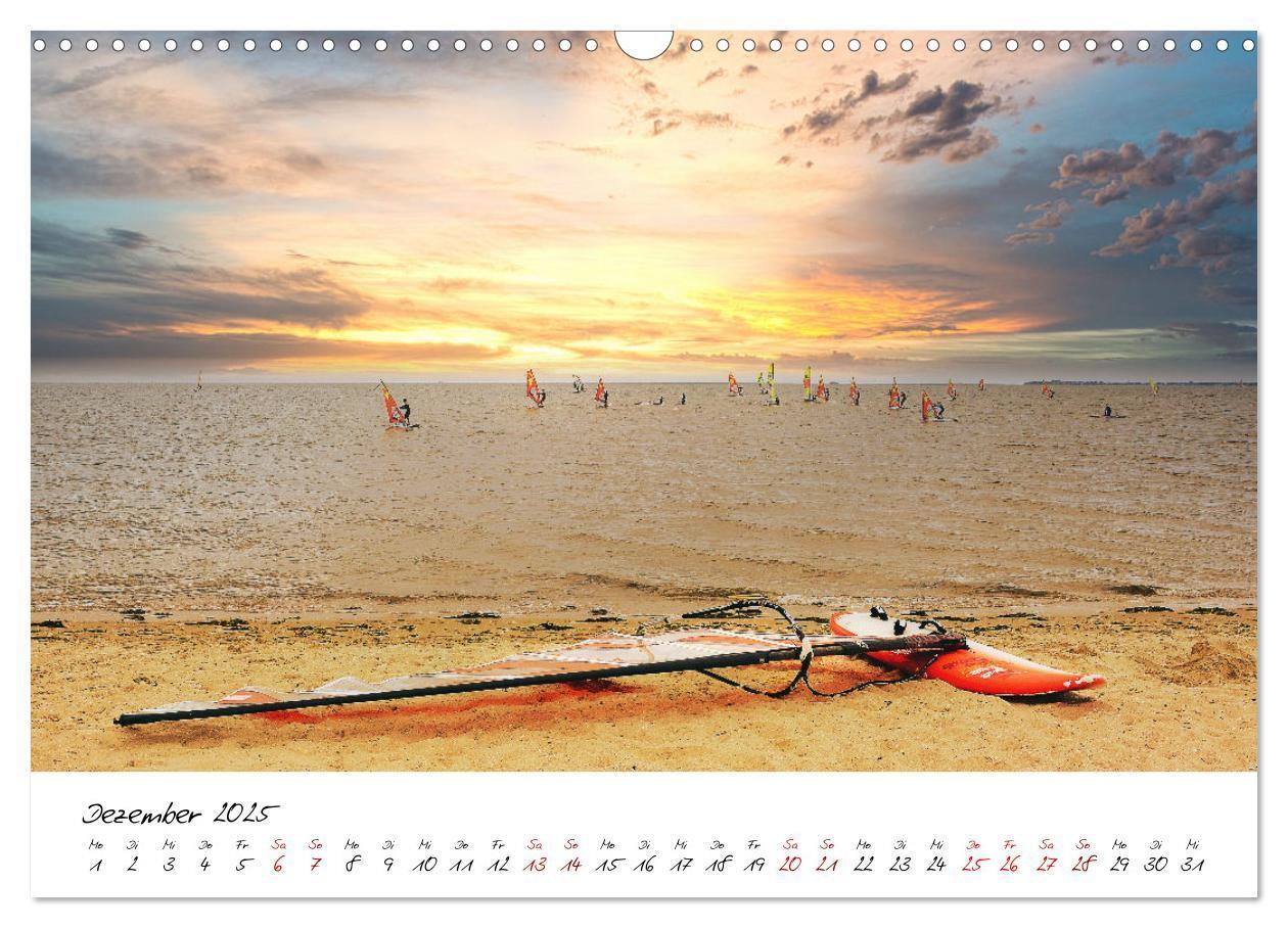 Bild: 9783435037018 | Traumhafte Sonnenuntergänge an der Nordsee (Wandkalender 2025 DIN...