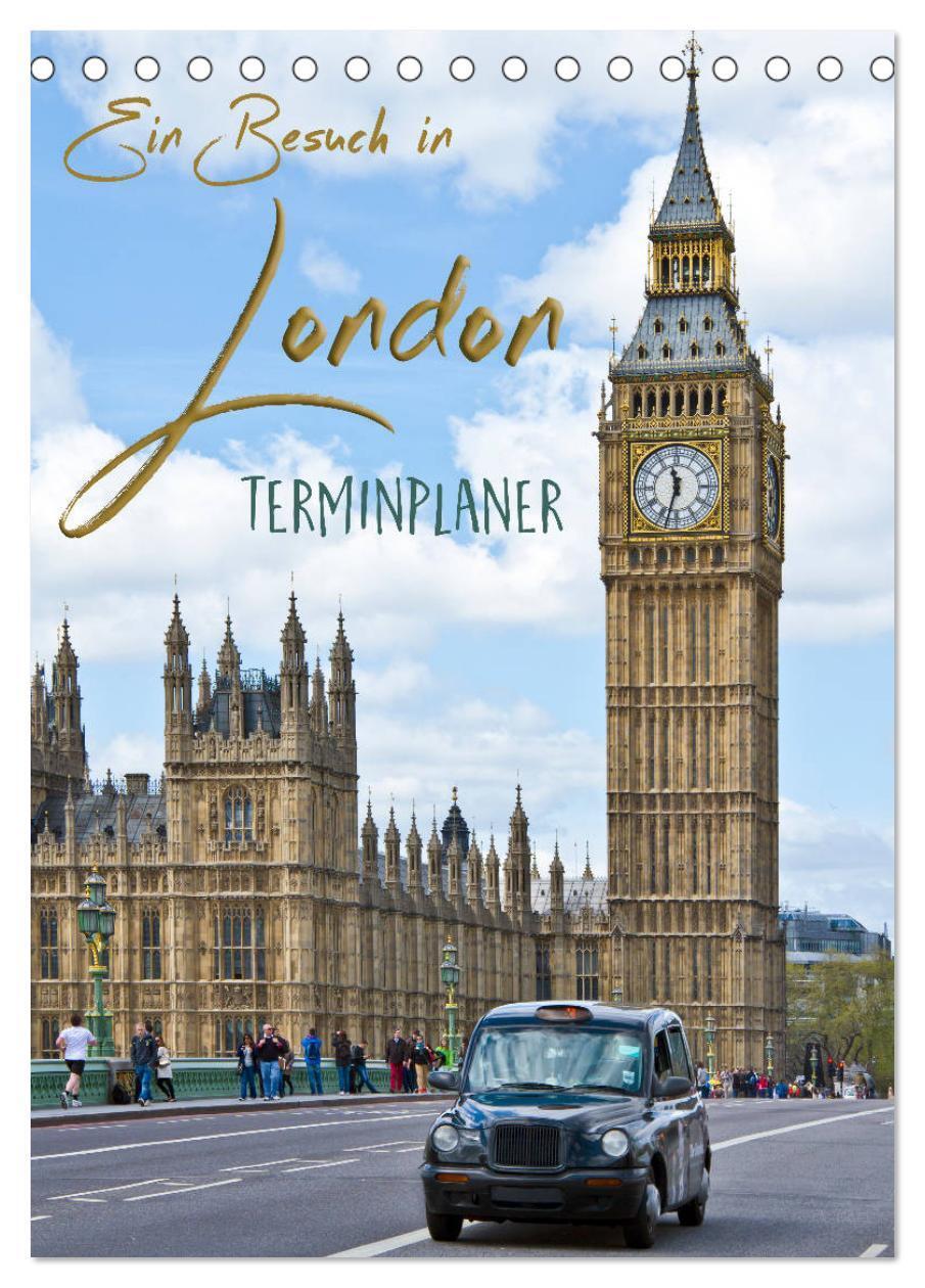 Cover: 9783383341885 | Ein Besuch in London / Terminplaner (Tischkalender 2024 DIN A5...