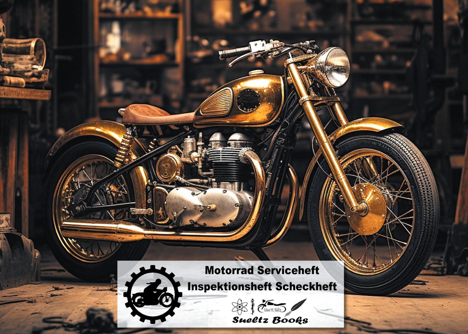 Cover: 9783758316845 | Motorrad Serviceheft Inspektionsheft Scheckheft | Uwe H. Sültz | Buch