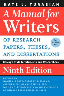 Cover: 9780226494425 | Turabian, K: A Manual for Writers of Research Papers, Theses | Buch