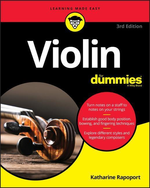 Cover: 9781119731344 | Violin For Dummies - Book + Online Video & Audio Instruction, 3rd...