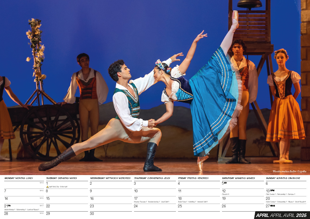 Bild: 9798893610390 | Ballett Kalender 2025 | Kalender | 14 S. | Deutsch | 2025