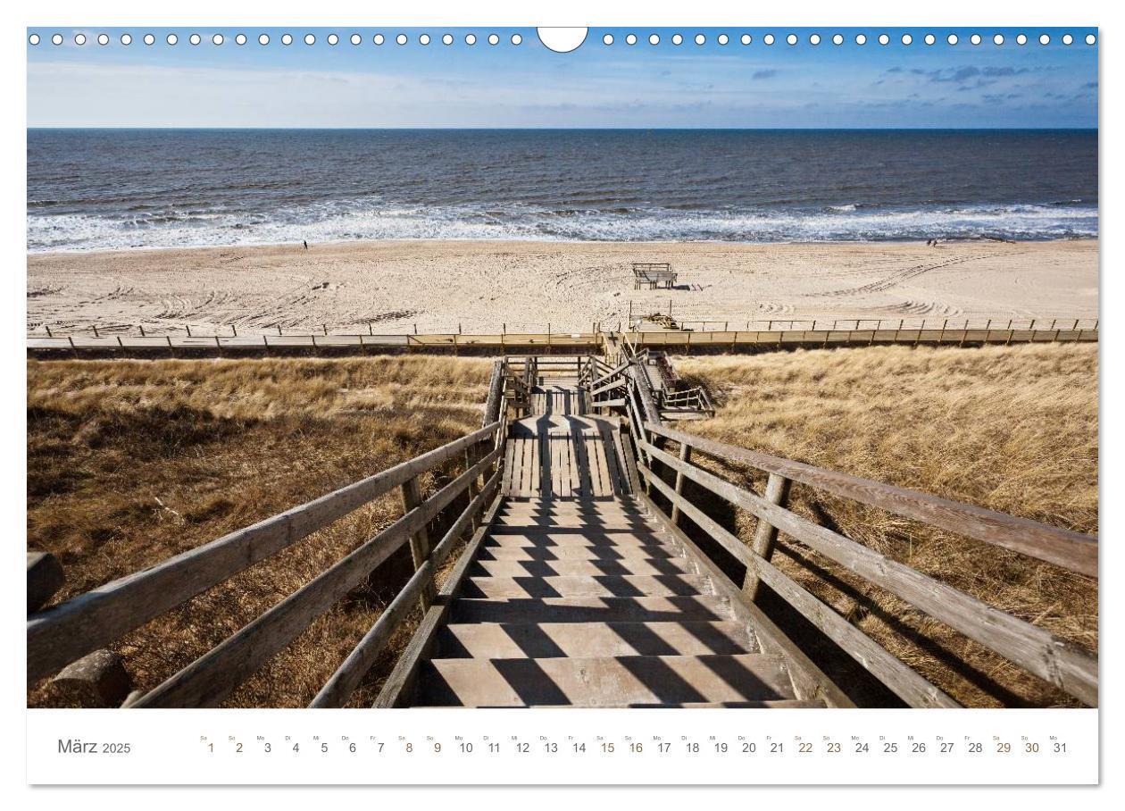 Bild: 9783435731657 | Stege &amp; Wege auf Sylt (Wandkalender 2025 DIN A3 quer), CALVENDO...