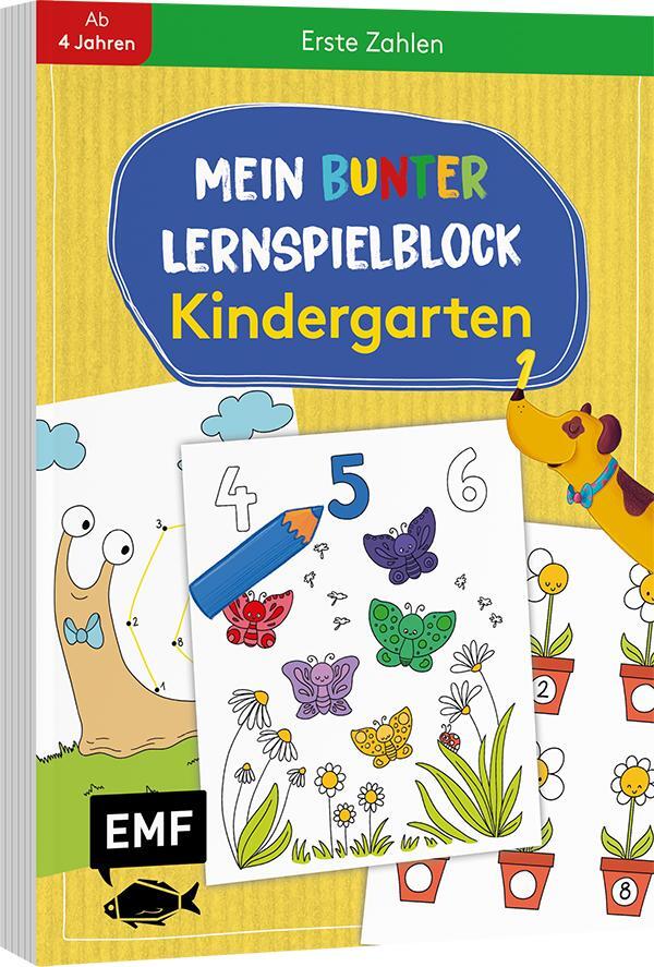 Cover: 9783745909166 | Mein bunter Lernspielblock - Kindergarten: Erste Zahlen | Sandy Thißen