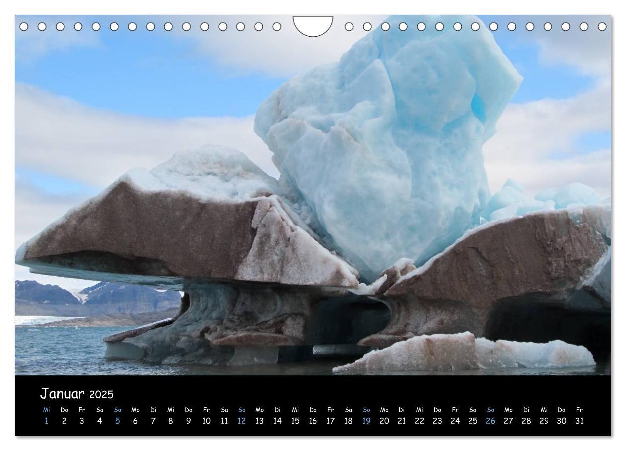 Bild: 9783435774012 | Spitzbergen (Wandkalender 2025 DIN A4 quer), CALVENDO Monatskalender